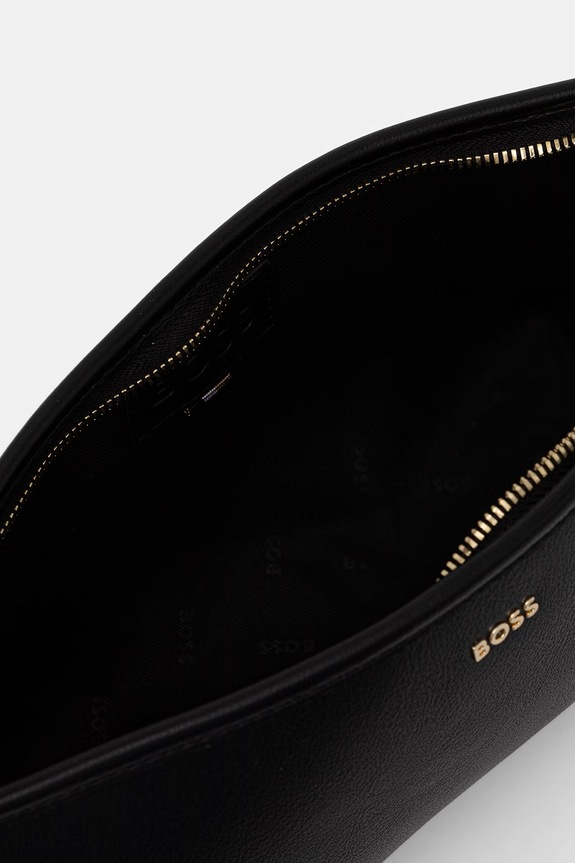 BOSS torebka damska z imitacji skóry Sandy EW Sh Bag 50567590 czarny