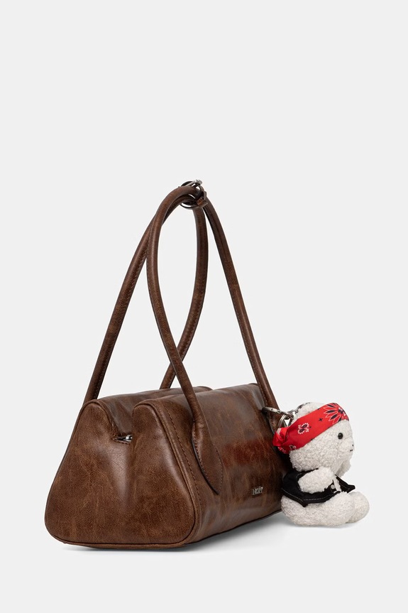 DKNY torebka damska z imitacji skóry R62DZQ90 brązowy AW26