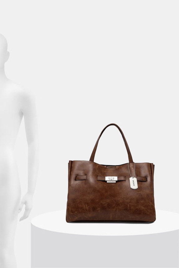 DKNY torebka shopper damska z imitacji skóry BRYAR R62DZK43