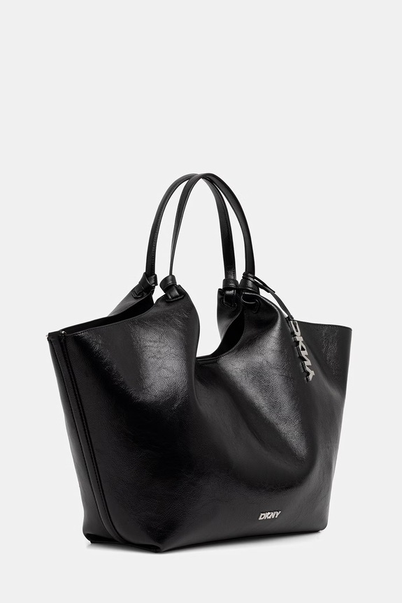 DKNY torebka shopper damska z imitacji skóry PAULA R62AXE48 czarny AW26