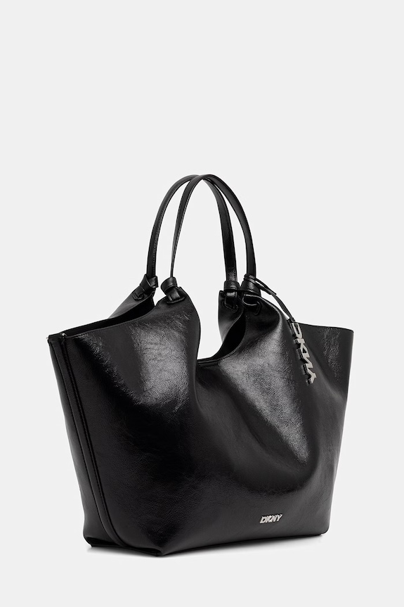 DKNY torebka shopper damska z imitacji skóry PAULA R62AXE48 czarny AW26