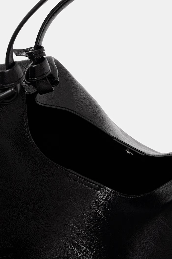 DKNY torebka shopper damska z imitacji skóry PAULA R62AXE48 czarny