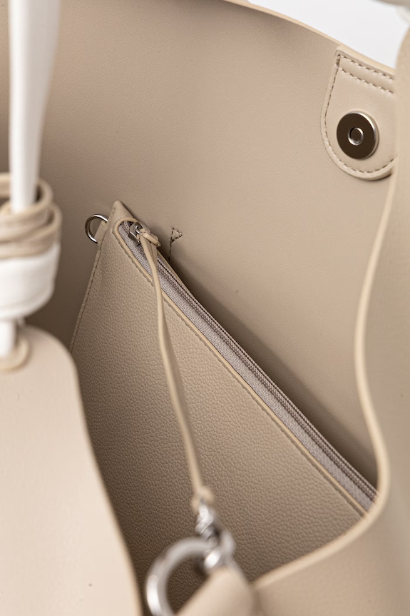 DKNY torebka shopper damska PAULA R62AAE48 beżowy