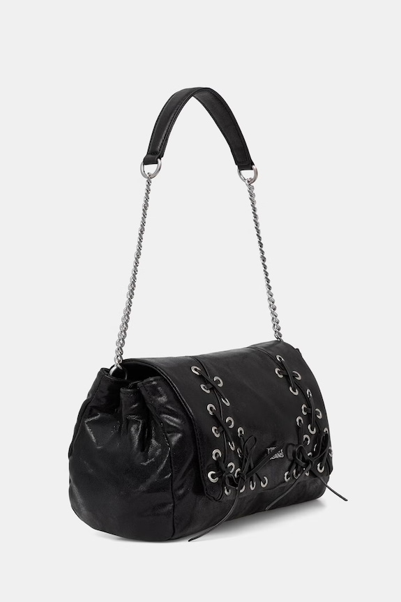 DKNY torebka damska z imitacji skóry R623ZR44 czarny AW26