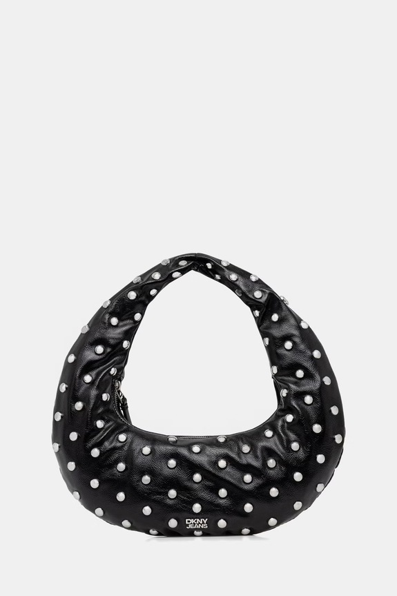 DKNY torebka hobo damska z imitacji skóry KATYA czarny R623XR42