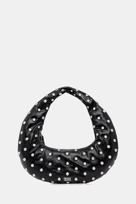 DKNY torebka hobo damska z imitacji skóry KATYA czarny R623XR42