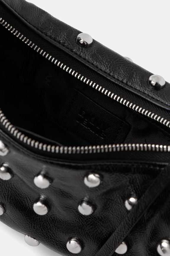 DKNY torebka hobo damska z imitacji skóry KATYA R623XR42 czarny