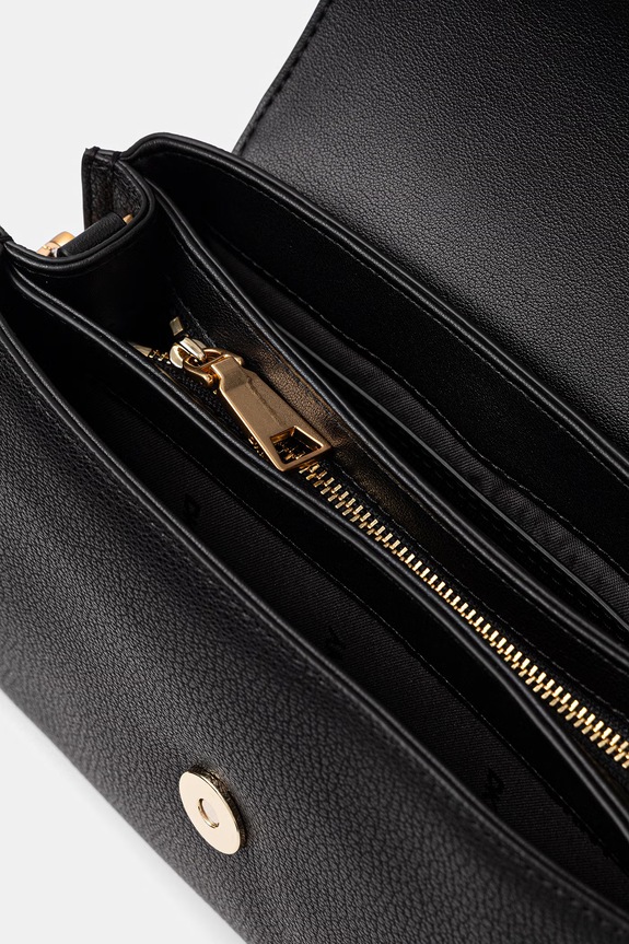 DKNY torebka crossbody damska skórzana ALYA R533CM01 czarny