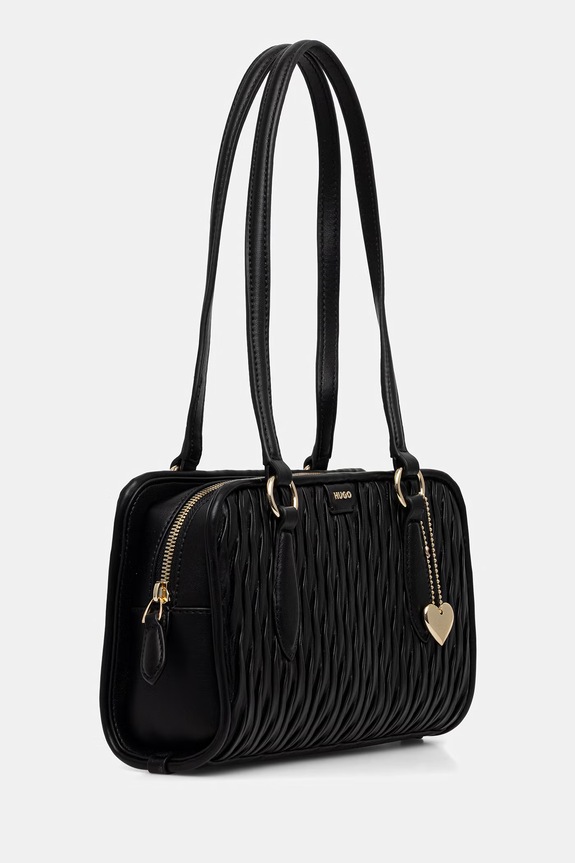HUGO tote torba za žene od imitacije kože Clioh M_Tote SM 50568137 crna AW26