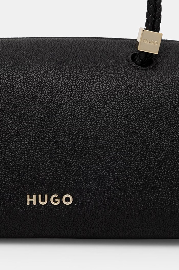 Dodatki HUGO crossbody torbica ženska iz umetnega usnja Brielle Tote SM 50568011 črna