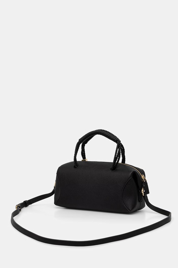 HUGO crossbody torbica ženska iz umetnega usnja Brielle Tote SM črna 50568011