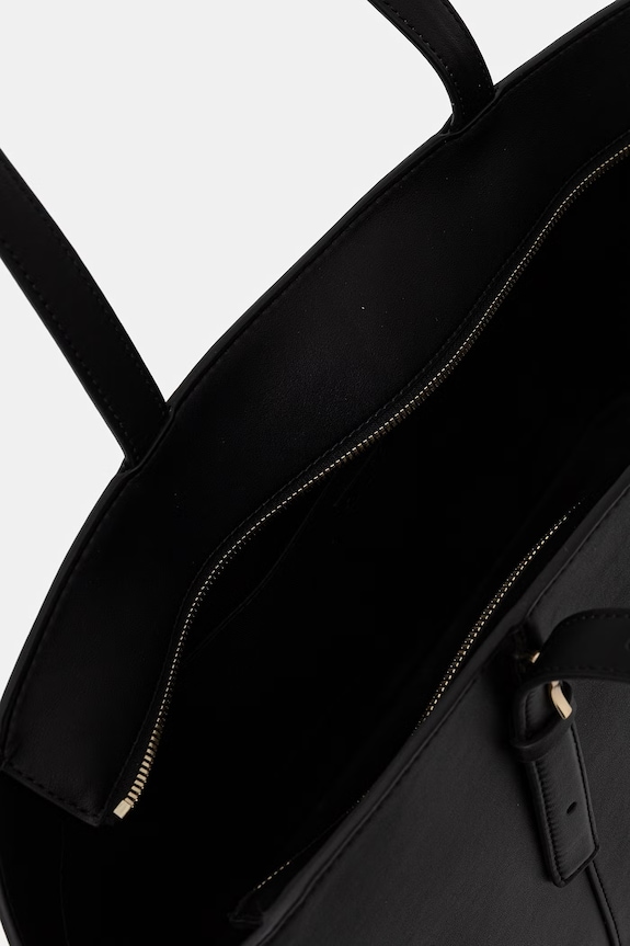 HUGO shopper torba ženska iz umetnega usnja Yorih Tote zip 50567720 črna