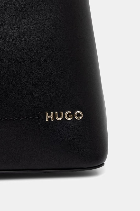 HUGO klasična ženska torbica Yorih Hobo Big črna 50567719