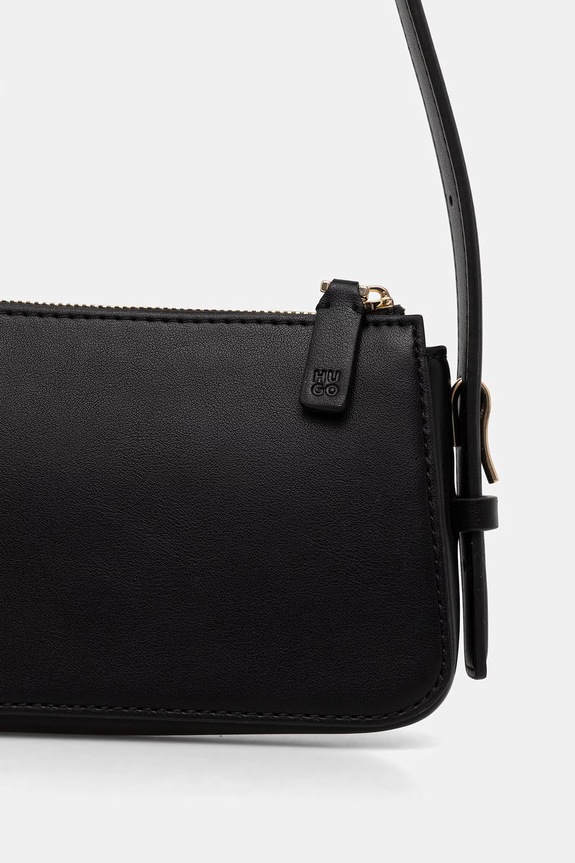 Akcesoria HUGO torebka damska z imitacji skóry Yorih_Hobo 50567718 czarny