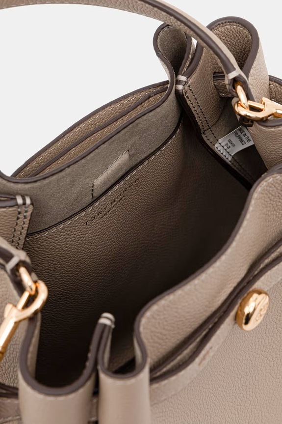Tory Burch torebka tote damska skórzana Romy 166982 beżowy