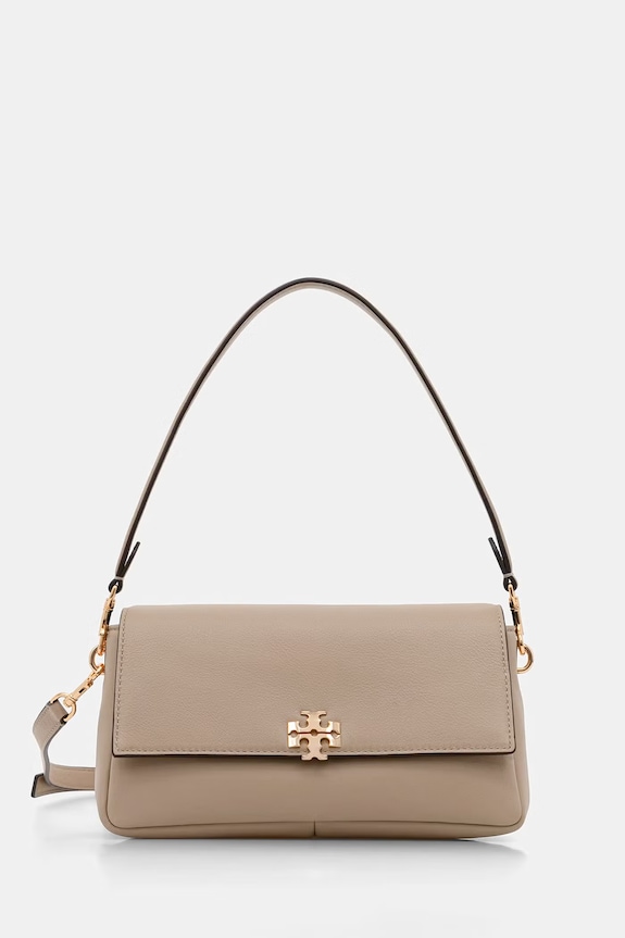 Tory Burch torebka crossbody damska skórzana Charlie beżowy 180725