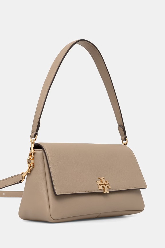 Tory Burch torebka crossbody damska skórzana Charlie 180725 beżowy AW26