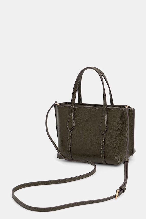 Akcesoria Tory Burch torebka tote damska skórzana Perry 177399 zielony