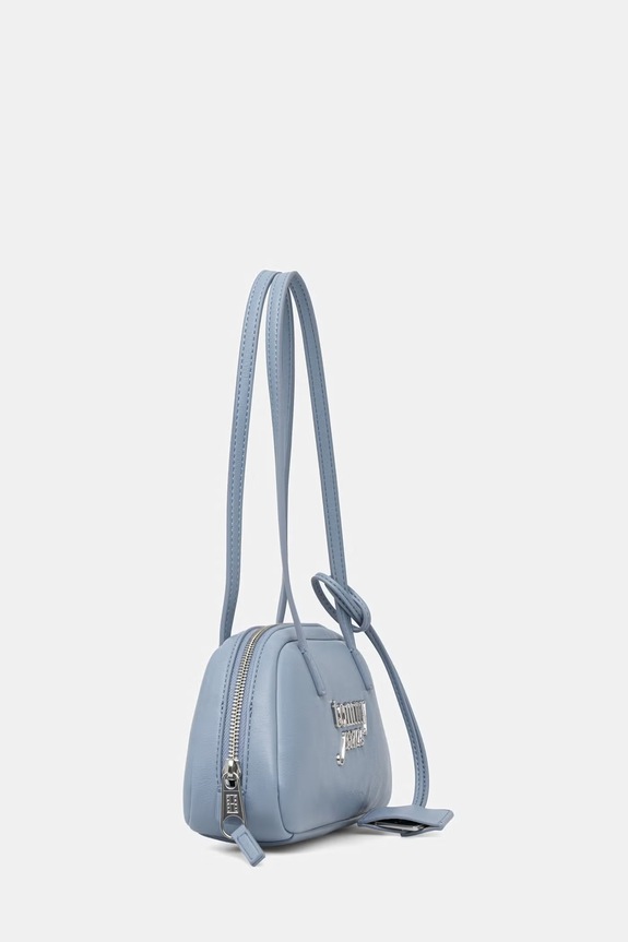 Tommy Jeans torebka bagietka damska z imitacji skóry AW0AW18787 niebieski AW26