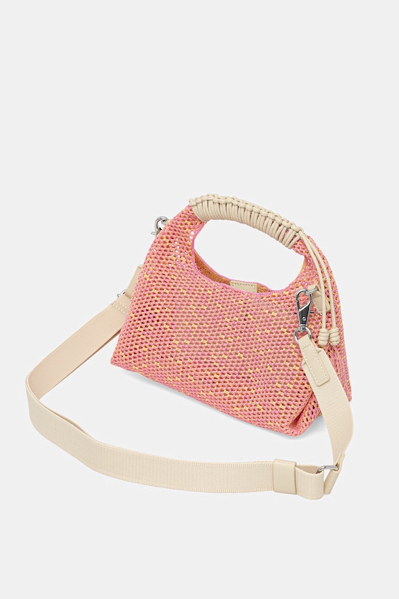 Accesorii Tommy Jeans geantă hobo pentru femei AW0AW18779 roz