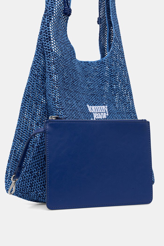 Tommy Jeans kabelka typu tote dámska AW0AW18778 modrá
