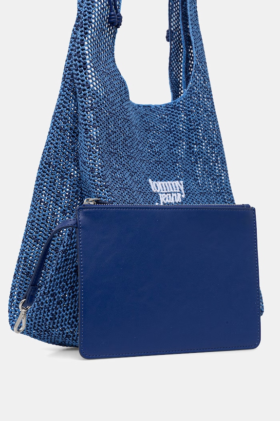 Tommy Jeans tote torba ženska AW0AW18778 plava