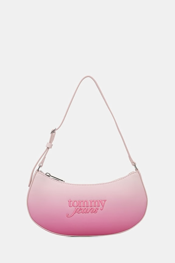 Tommy Jeans Borsa shopper da donna in similpelle rosa AW0AW18774