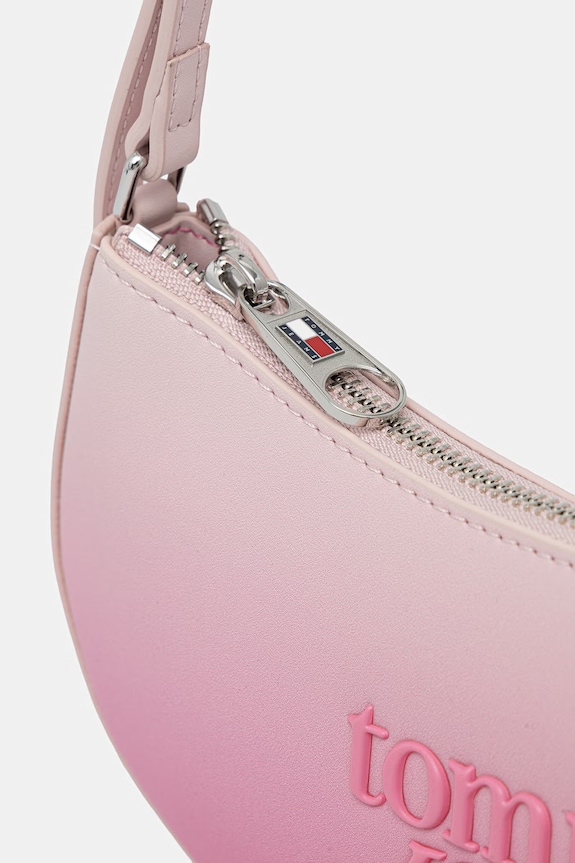 Tommy Jeans Borsa shopper da donna in similpelle rosa AW0AW18774