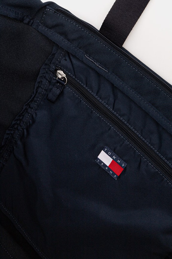 Tommy Jeans τσάντα shopper γυναικεία AW0AW18771 σκούρο μπλε