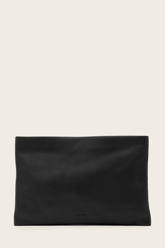 AllSaints geantă plic pentru femei, din piele BETTINA negru W533XE
