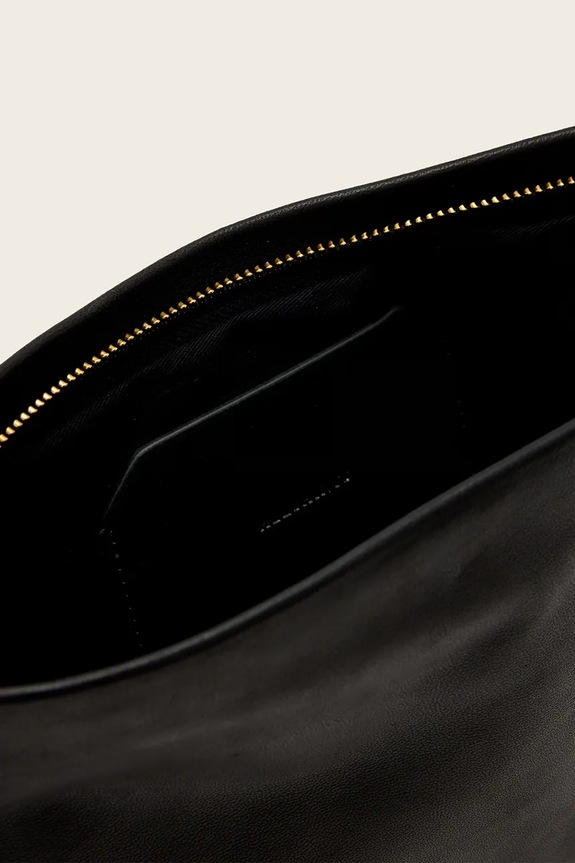 Accesorii AllSaints geantă plic pentru femei, din piele BETTINA W533XE negru