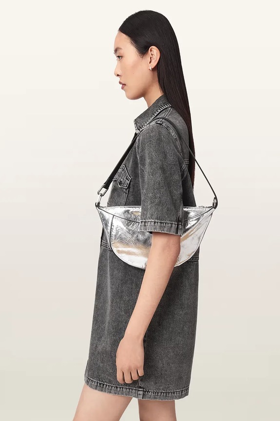 AllSaints hobo kabelka dámská kožená LUNA W718XD