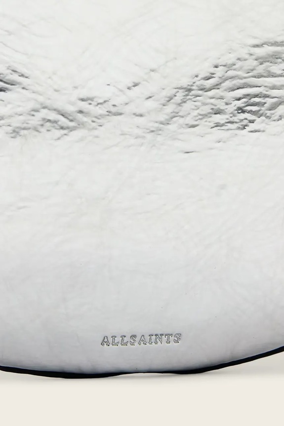 AllSaints hobo kabelka dámská kožená LUNA W718XD stříbrná