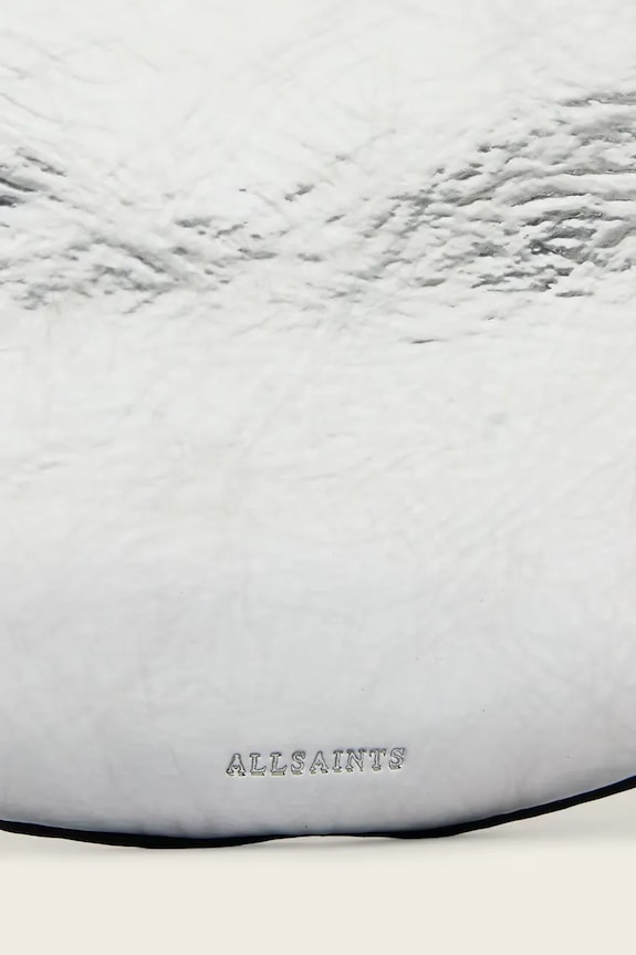 AllSaints hobo kabelka dámská kožená LUNA W718XD stříbrná