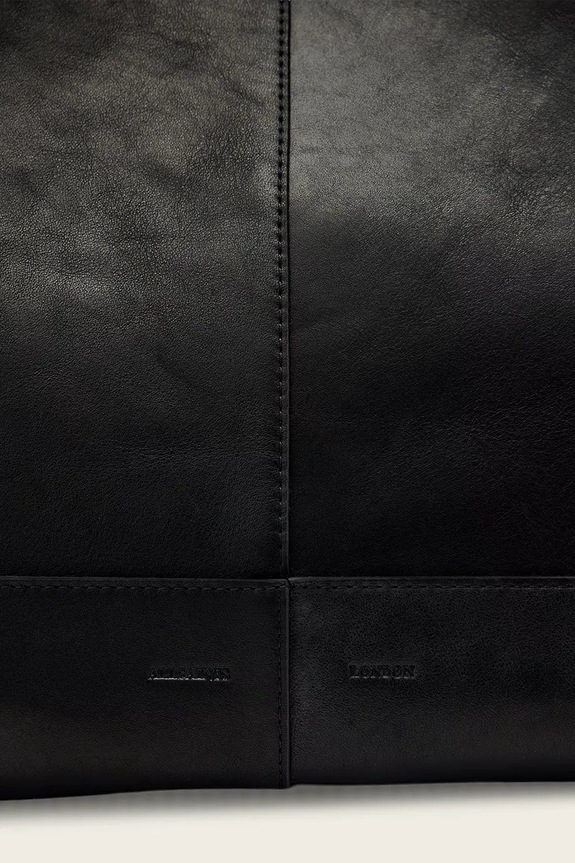 AllSaints шопинг чанта дамска от кожа ROSALIE W713XD черен