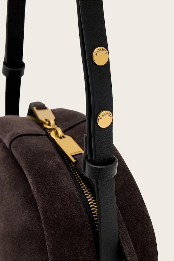 AllSaints crossbody kabelka dámska semišová ROSALIE W711XD hnedá