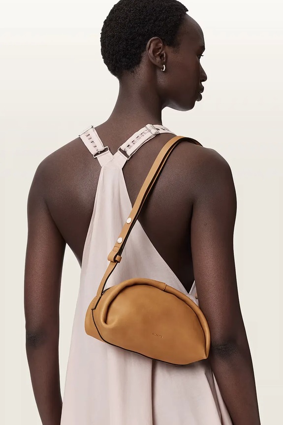 AllSaints crossbody torbica ženska usnjena ROSALIE W710XD
