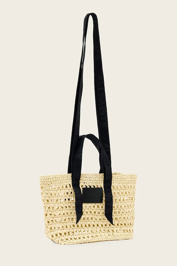 Akcesoria AllSaints torebka shopper damska CELAYNE W485XE beżowy
