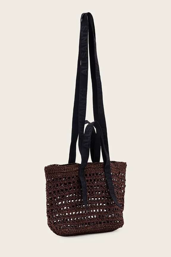 AllSaints torebka shopper damska CELAYNE W485XE brązowy AW26