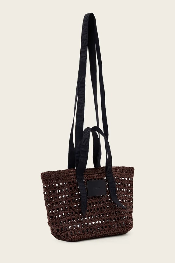 Akcesoria AllSaints torebka shopper damska CELAYNE W485XE brązowy