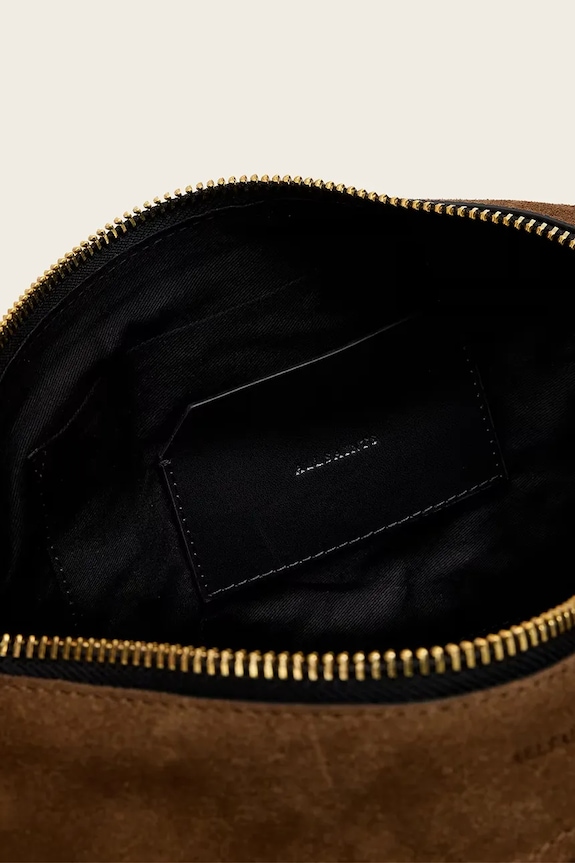 AllSaints hobo kabelka dámská semišová JEAN hnědá W377XE