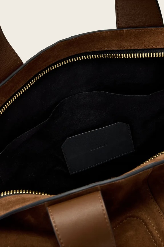 AllSaints nákupní taška dámská semišová JEAN hnědá W375XE