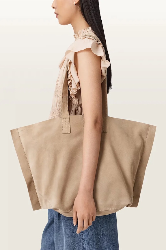 AllSaints geantă shopper pentru femei, din piele LUTECE W357XE