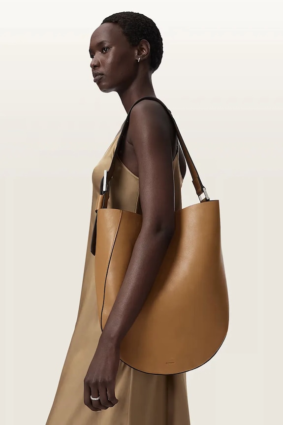 AllSaints kabelka typu tote dámska kožená LUNA W349XE