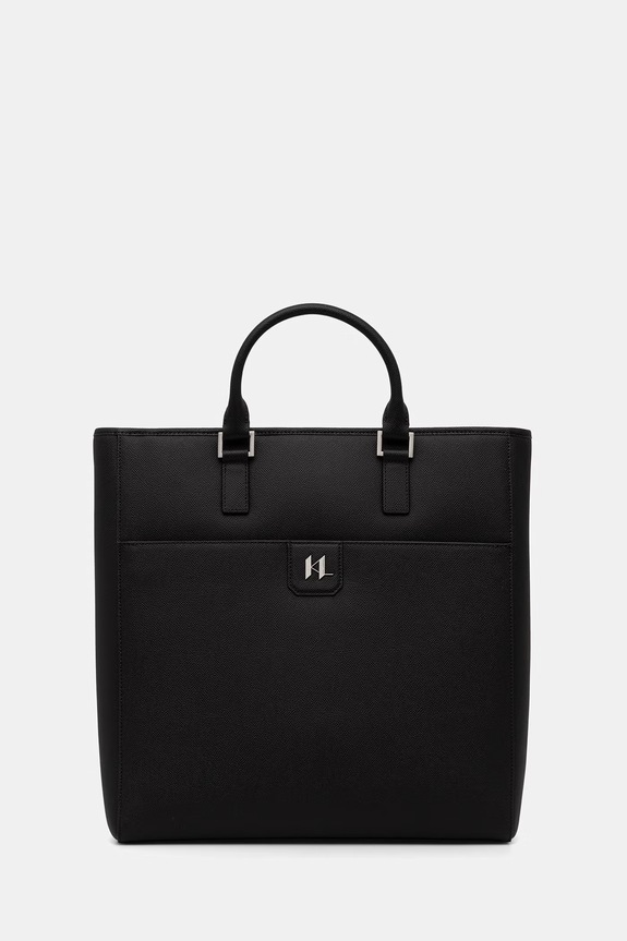 Karl Lagerfeld torba za muškarce kožna K/MONOGRAM crna B1M30208