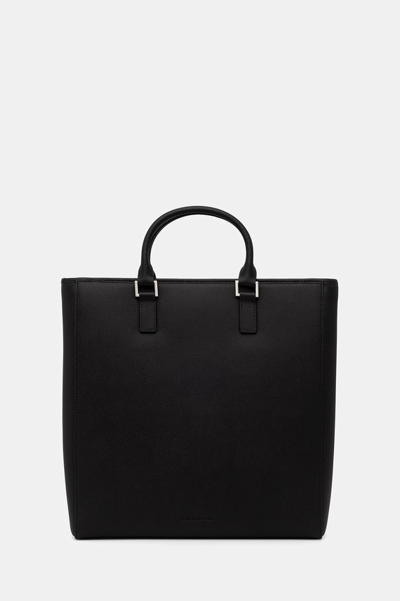 Dodaci Karl Lagerfeld torba za muškarce kožna K/MONOGRAM B1M30208 crna