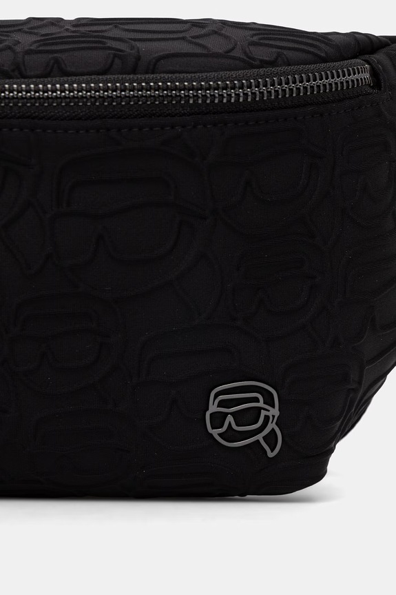 Karl Lagerfeld torba oko struka za muškarce IKON crna B3M30253
