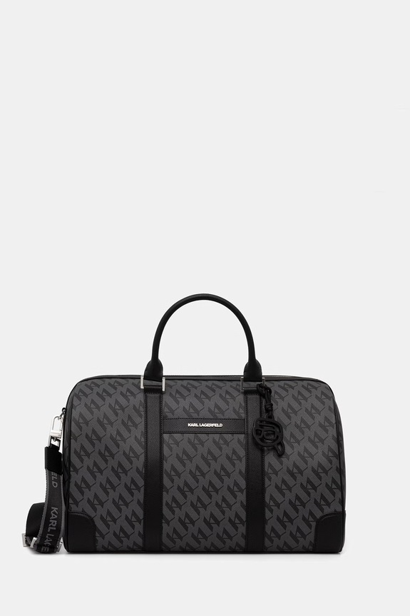 Karl Lagerfeld putna torba za muškarce od imitacije kože K/IKON crna B3M30255