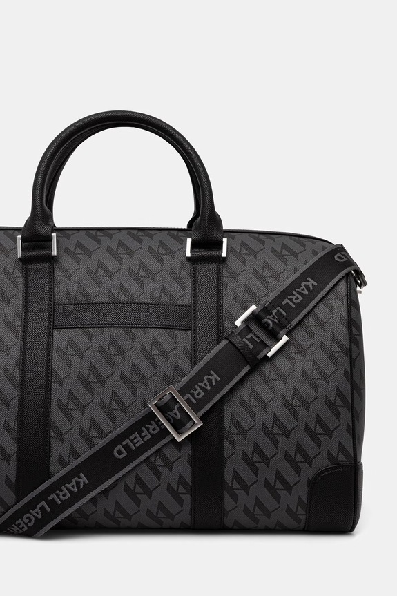 Dodaci Karl Lagerfeld putna torba za muškarce od imitacije kože K/IKON B3M30255 crna