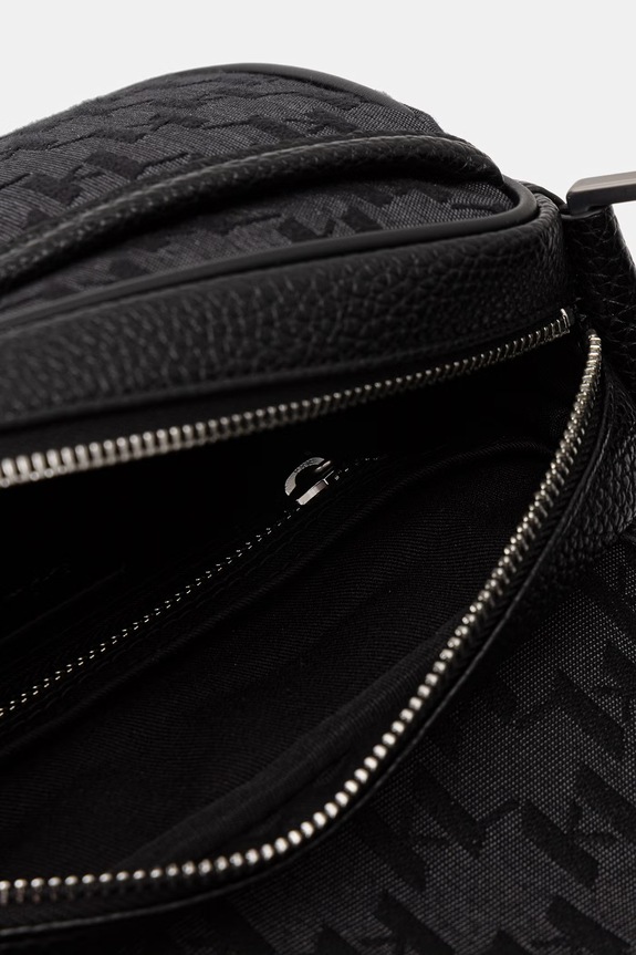 Karl Lagerfeld mala torba za muškarce od imitacije kože K/MONOGRAM B3M30294 crna